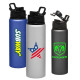 Aluminum Water Bottles - 25 oz Sports Bottle w/ Snap Lid